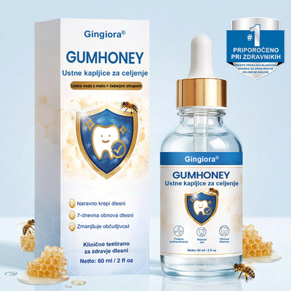 🌿🐝 Gingiora® Oral Heal Drops – naravne kapljice za nego dlesni in ustne votline | Za občutljive, razdražene in krvaveče dlesni ✨🦷