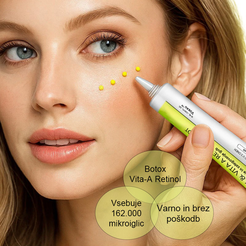 Vosxu™ Botox & Vita-A Retinol Shot serum za lifting gub ✨ – 💉 Mikro-Iglice | 💪 Peptidi z Učinkom Botoksa | 🌿 Retinol | ⚡ Vidni Rezultati v 3 Dneh