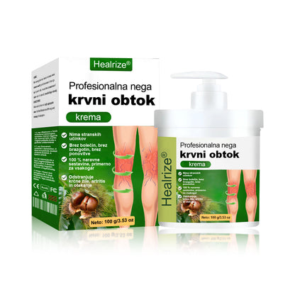 Poslovite se od otečenih, bolečih nog – Healrize® FluidEase Professional Krema za cirkulacijo nog prinaša pravo olajšanje! 🦵