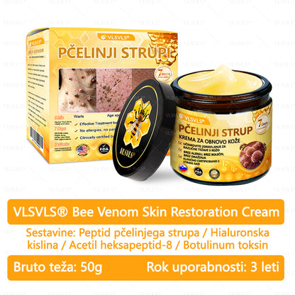 ✨ VLSVLS® Krema za obnovo kože s čebeljim strupom 🐝 Proti gubam & povešeni koži | 💆‍♀️ Učvrstitev telesa & regeneracija⚡ Vidni rezultati v 7 dneh | 💯 100% naravne sestavine |  ZADNJI DAN 80% CENEJE 🔥