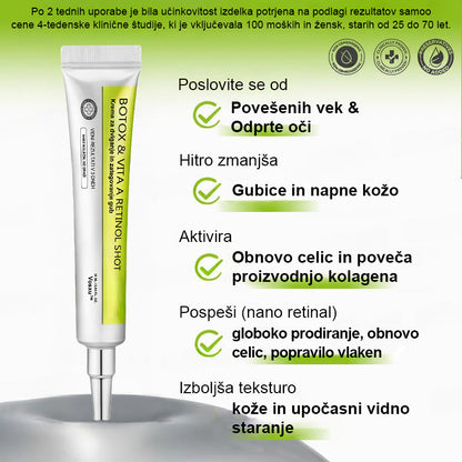 Vosxu™ Botox & Vita-A Retinol Shot serum za lifting gub ✨ – 💉 Mikro-Iglice | 💪 Peptidi z Učinkom Botoksa | 🌿 Retinol | ⚡ Vidni Rezultati v 3 Dneh