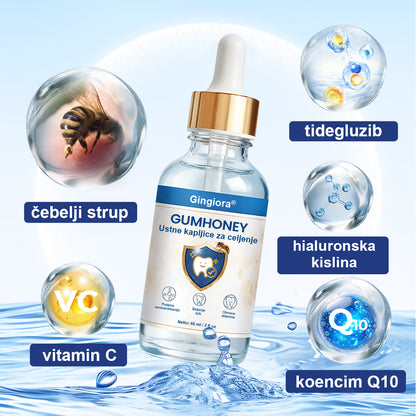 🌿🐝 Gingiora® Oral Heal Drops – naravne kapljice za nego dlesni in ustne votline | Za občutljive, razdražene in krvaveče dlesni ✨🦷