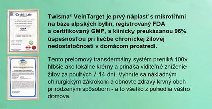 Posebna ponudba: do 70 % popusta! 🎁 Twisma® VeinTarget – napredni mikroobliž za krčne žile 🔥 96 % klinično dokazana učinkovitost ⚡ Vidni rezultati že v 7–14 dneh 🌿 Nežen podporni učinek za lažje in sproščene noge 🦵💪