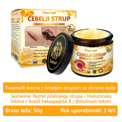 🐝🌷 Izdelano in poslano iz Slovenije – Twisma® Krema z naravnim čebeljim strupom za regeneracijo kože 🔥🔥 ZADNJI DAN – 80 % POPUST!