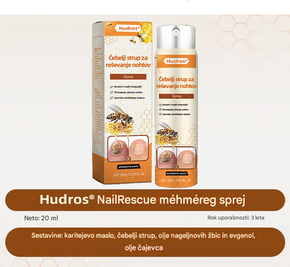 💥 2026 Omejeno 70 % CENEJE ️⏳ Hudros® NailRescue Kolirin pršilo proti glivicam s čebeljim strupom 💥 Vse težave z nohti lahko pozdravite v 2 tednih🐝