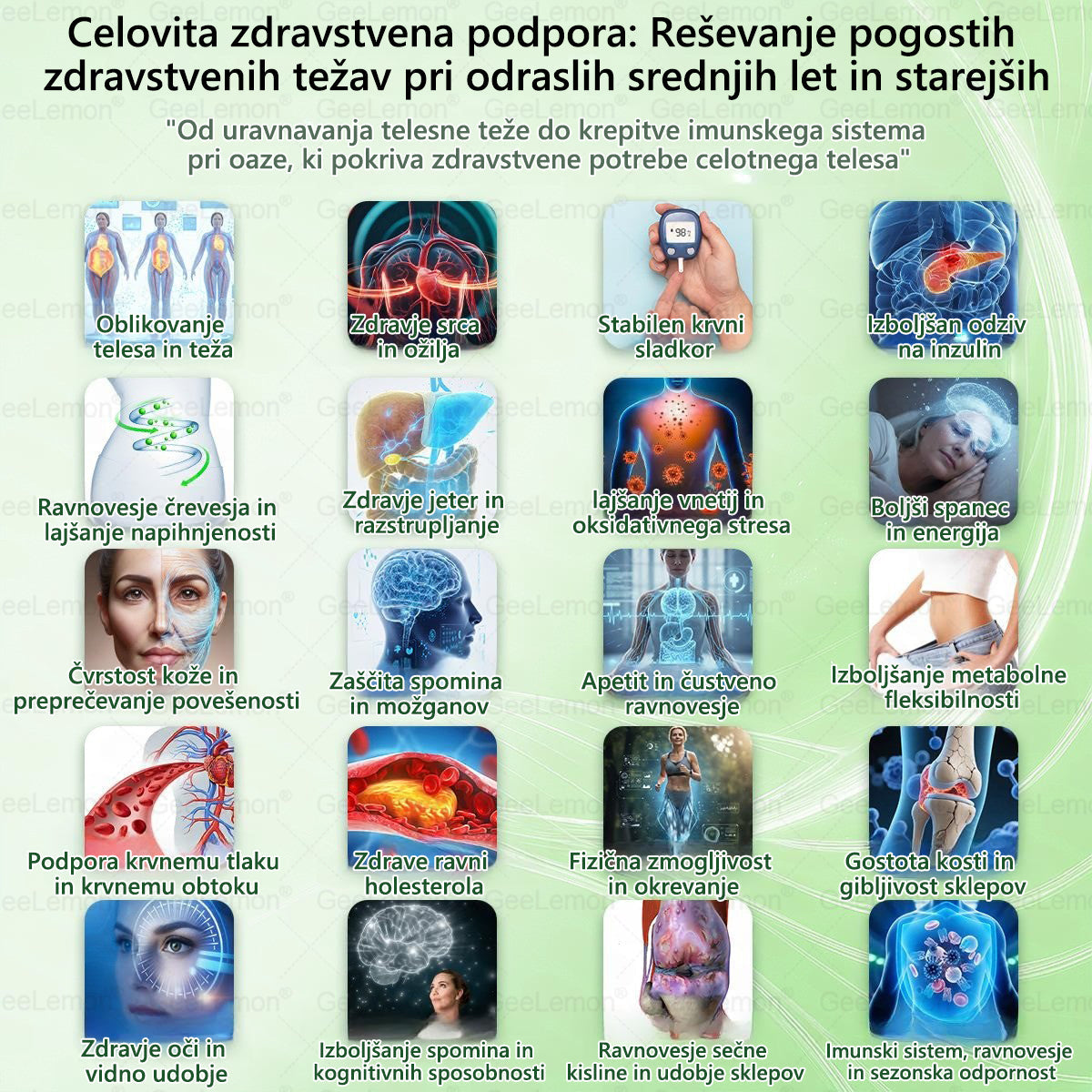 𝐆𝐞𝑒𝐿𝑒𝐦𝐨𝐧® 𝐆𝐥𝐮𝐦𝐚𝐬𝐞𝐭𝐢𝐝𝐞 8 v 1 Hujševalni in zdravju namenjen nano obliž z mikroiglicami 🇸🇮 (Samo enkrat na dan, vidne spremembe že v 7 dneh) ✅