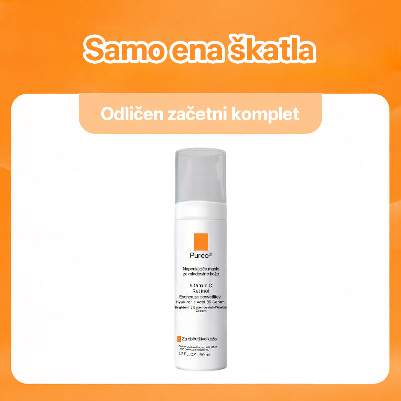 ✨ Pureo® revitalizacijska esenčna krema z matičnimi celicami, EGF in bakrovimi peptidi 💧 Spodbuja regeneracijo kože 🌿 Učvrsti in zgladi kožo ✨ Za bolj mladosten videz 💖