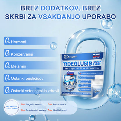 Guxar® Tideglusib Oralni Trakovi 🦷 – Aktivacija matičnih celic🧬, regeneracija dentina💎, krepitev sklenine⚡, beljenje zob✨, zmanjšanje občutljivosti💧, mikronadliki serum za zobe in dlesni💖, nežna vsakodnevna uporaba🌿