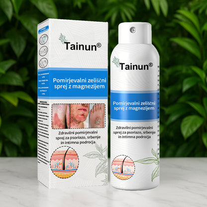 Tainun® Magnezijev zeliščni sprej ✅ CE certifikat – za zdravljenje luskavice (lajšanje luskavice in ekcemov, izboljšanje bakterijskih okužb genitalnega območja, zdravljenje aken in bradavic, lajšanje bolečin v sklepih in nevropatskih bolečin)✨