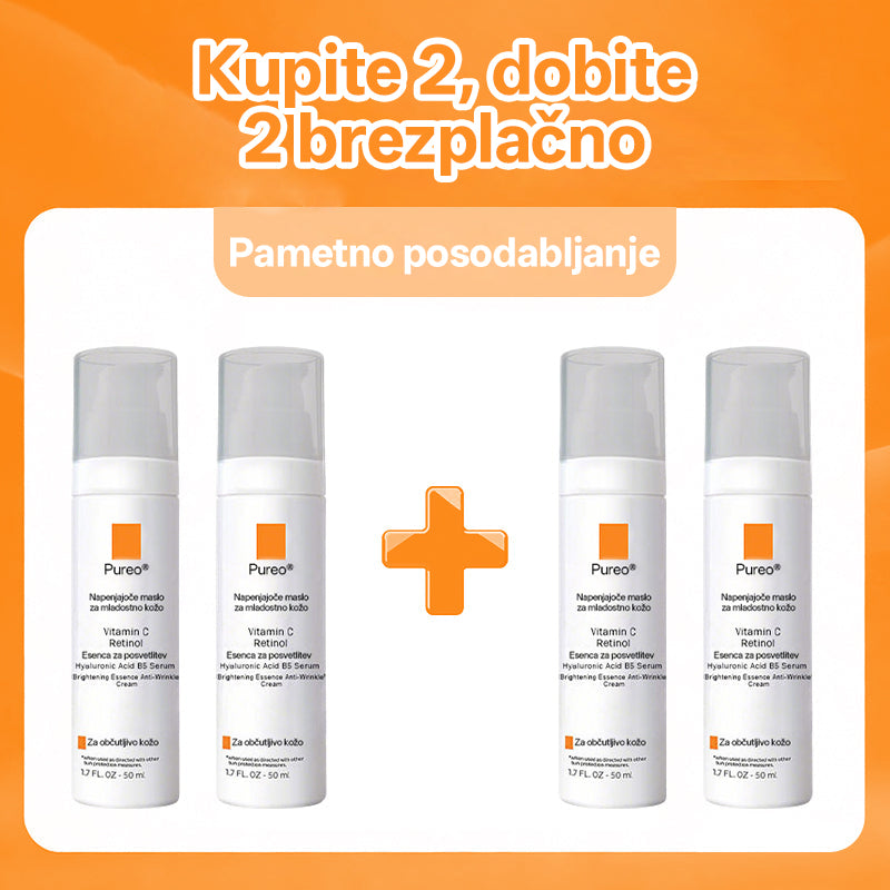✨ Pureo® revitalizacijska esenčna krema z matičnimi celicami, EGF in bakrovimi peptidi 💧 Spodbuja regeneracijo kože 🌿 Učvrsti in zgladi kožo ✨ Za bolj mladosten videz 💖