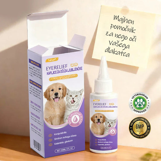 👩‍⚕️ Tainun® PetNano Kapljice za oči za hišne ljubljenčke ✅ Odobreno s strani CE | Hitro olajšanje pri konjunktivitisu, suhih očeh, katarakti in keratitisu 🐶🐶