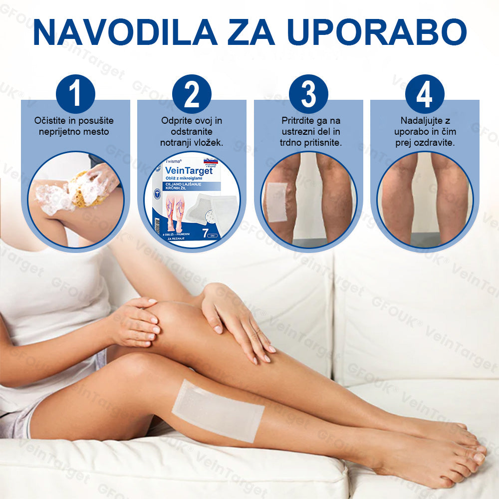 ✨ Twisma® VeinTarget: Napreden transdermalni sistem za zdravljenje kronične venske insuficience 🌿  Prvi EU-certificiran 🇪🇺 in GMP-certificiran ⚕️ alpski zeliščni mikroigelni obliž. Klinično dokazana 96-odstotna uspešnost 📊 Vidni rezultati v 7–14 dneh 🔥🔥