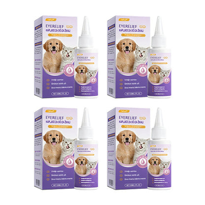 👩‍⚕️ Tainun® EyeRelief kapljice za oči za hišne ljubljenčke ✅ CE odobreno | Hitra pomoč pri vnetju veznice, suhih očeh, sivi mreni in keratitisu 🐶🐱