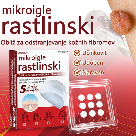 GFOUK® Rastlinski Mikronidling obliži za odstranjevanje kožnih izrastkov✨ – 🩹 Neboleče | 🚫 Brez Brazgotin | 🌿 Naravne Mikroiglice | 🎯 Globinsko Delovanje | 🛡️ Varno za Občutljivo Kožo | 📦 9 kosov | 🇪🇺 Medicinski Razred I |