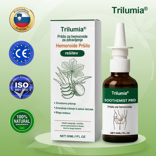 🍃 Trilumia® SootheMist PRO – Hitro olajšanje bolečin in krvavitev pri hemoroidih 🔥 100 % naravno zeliščno, brez dodatkov