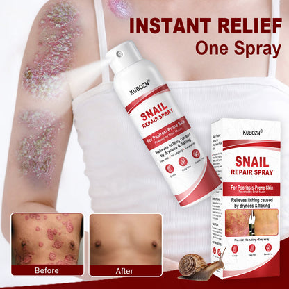 Tainun® Polžji Obnovitveni Sprej 🐌 – Omili srbenje, zmanjša luščenje in pomirja občutljivo kožo s psoriazo 🌿