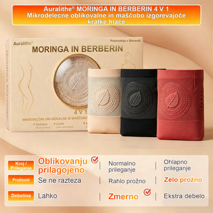 Auralithe® Termo oblikovalne hlače za kurjenje maščob | 4v1 oblikovanje telesa + kompresija | Zeolit & moringa + berberin tehnologija | 30-min dnevni učinek | ISO 9001 + GMP certifikat |  DO -70% POPUST 🔥