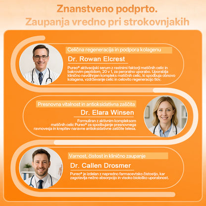 ✨ Pureo® revitalizacijska esenčna krema z matičnimi celicami, EGF in bakrovimi peptidi 💧 Spodbuja regeneracijo kože 🌿 Učvrsti in zgladi kožo ✨ Za bolj mladosten videz 💖