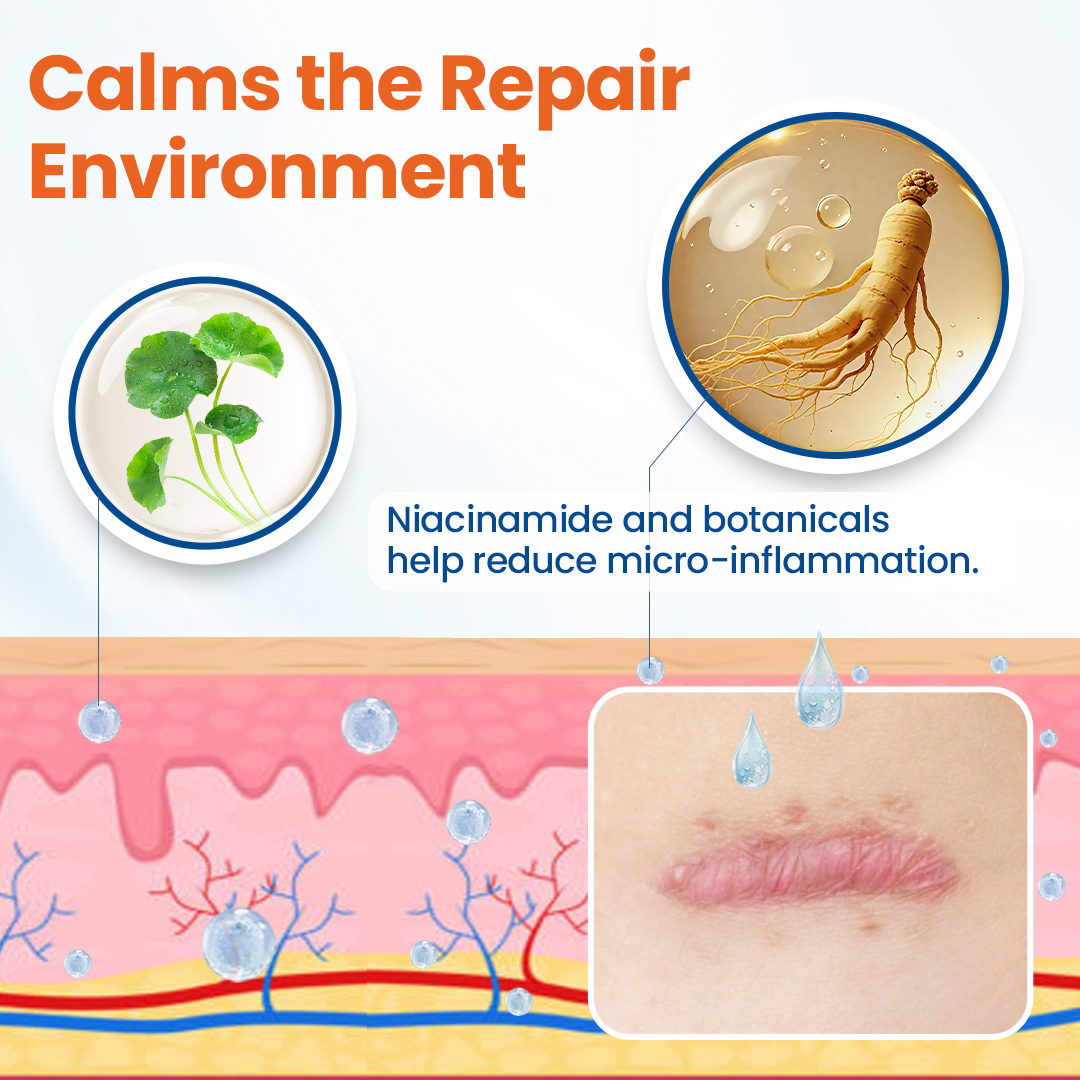 🌟 Vosxu® DermalRebuild Gel za Obnovo Kože – Za Strije, Brazgotine, Akne in Neenakomerno Teksturo | Vidno Bolj Gladka Koža v 7–14 Dneh 💎