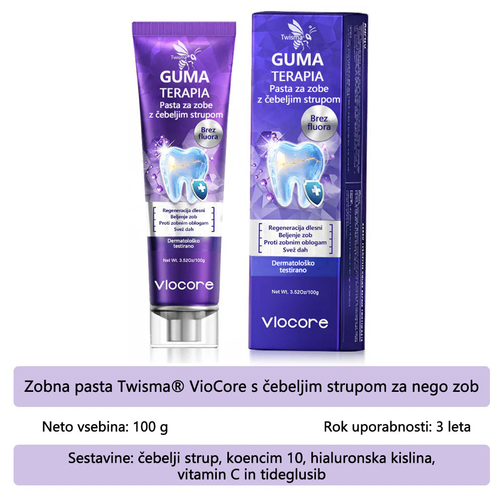🌟 Twisma® VioCore Propolis zobna pasta 🦷 Olajšanje zobobola v 3 dneh · 7-dnevna obnova dlesni · Preprečevanje parodontalne bolezni · Popolna kombinacija čebeljega strupa in naravnih mineralov 🌟