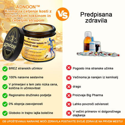 ADNOON™ Krema za lajšanje bolečin in celjenje kosti z botulin toksinom in čebeljim strupom 🦴🐝