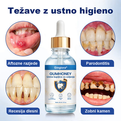 🌿🐝 Gingiora® Oral Heal Drops – naravne kapljice za nego dlesni in ustne votline | Za občutljive, razdražene in krvaveče dlesni ✨🦷