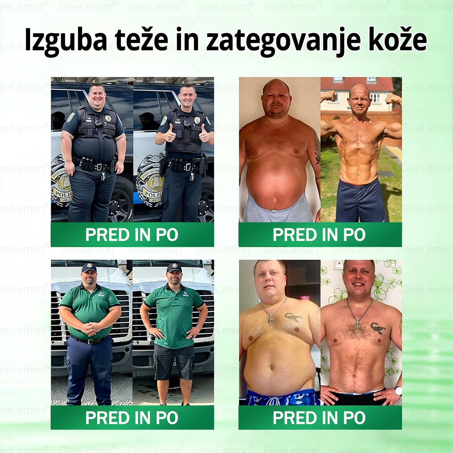 𝐆𝐞𝑒𝐿𝑒𝐦𝐨𝐧® 𝐆𝐥𝐮𝐦𝐚𝐬𝐞𝐭𝐢𝐝𝐞 8 v 1 Hujševalni in zdravju namenjen nano obliž z mikroiglicami 🇸🇮 (Samo enkrat na dan, vidne spremembe že v 7 dneh) ✅