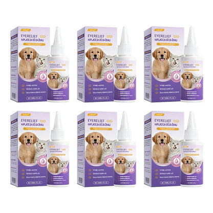 👩‍⚕️ Tainun® EyeRelief kapljice za oči za hišne ljubljenčke ✅ CE odobreno | Hitra pomoč pri vnetju veznice, suhih očeh, sivi mreni in keratitisu 🐶🐱