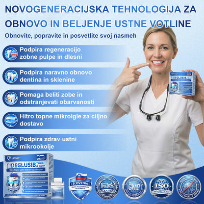 Guxar® Tideglusib Oralni Trakovi 🦷 – Aktivacija matičnih celic🧬, regeneracija dentina💎, krepitev sklenine⚡, beljenje zob✨, zmanjšanje občutljivosti💧, mikronadliki serum za zobe in dlesni💖, nežna vsakodnevna uporaba🌿
