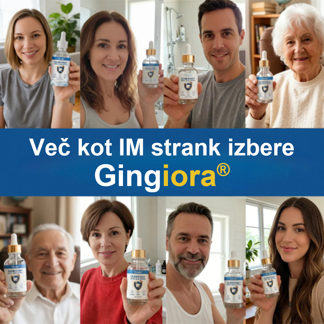 🌿🐝 Gingiora® Oral Heal Drops – naravne kapljice za nego dlesni in ustne votline | Za občutljive, razdražene in krvaveče dlesni ✨🦷