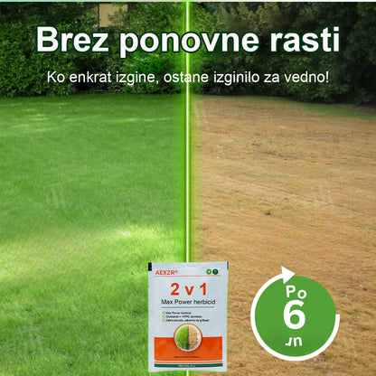 AEXZR® 2 v 1 Herbicid največje moči – Hitro uničenje plevela v 6 urah ⚡ | Dvojno delovanje brez glifosata 🌿