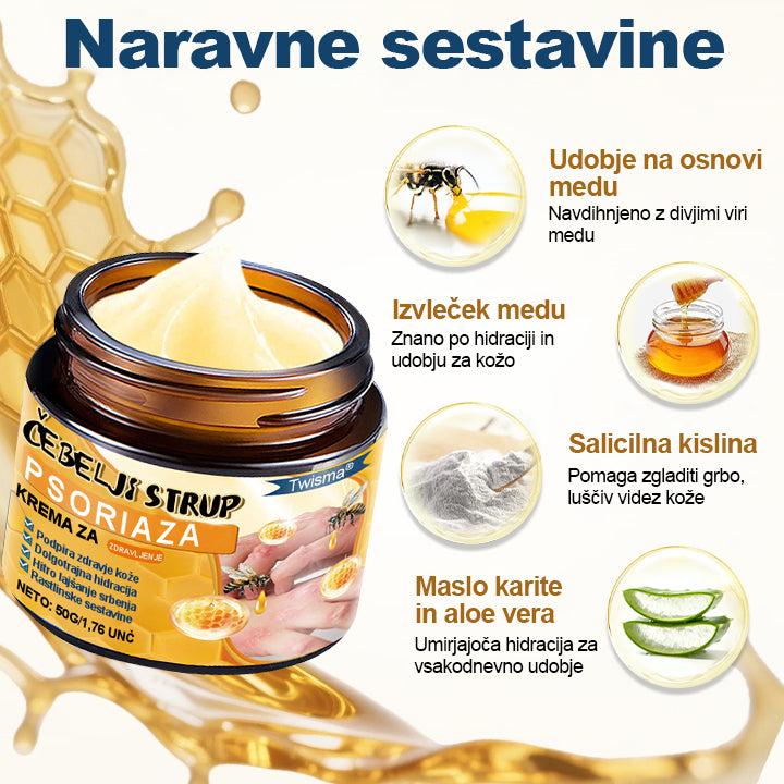 Twisma® Krema s čebeljim strupom za luskavico 🐝 Comfort-first nega kožne bariere za suho, luskasto in srbečo kožo — brez steroidov · nežna · primerna za vsakodnevno uporabo 💧 | Zadnji dan akcije – 80 % POPUST | 🏆 ✨