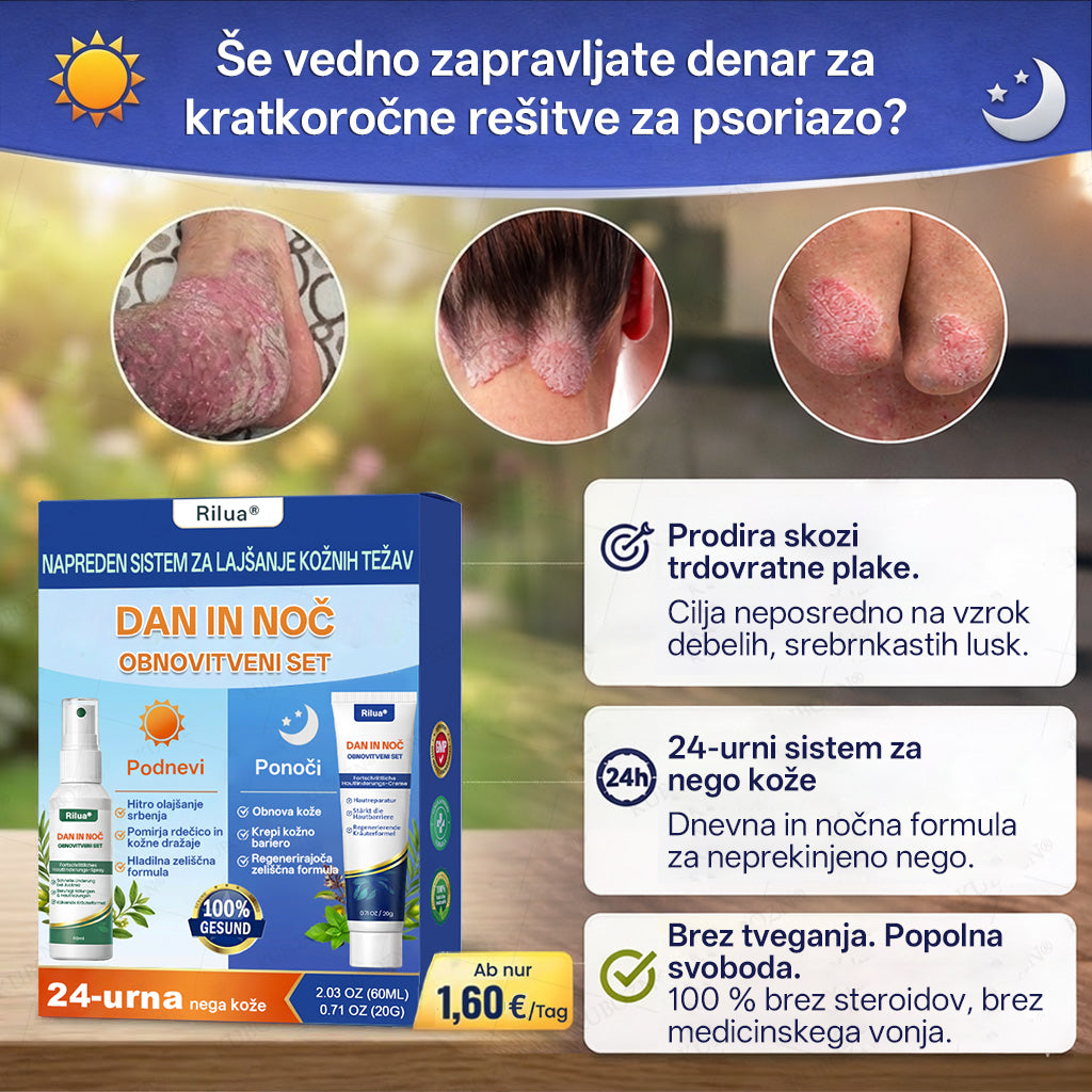 ✨ Rilua® 24H Tag- & Nacht Psoriasis System ✨ 🌿 Steroidfrei | ⚡ Anti-Juckreiz Soforthilfe Spray + 🛡️ Reparatur Balsam 💆‍♀️ Für Kopfhaut & Körper | 🔬 Dermatologisch entwickelt | 🚀 Schnelle Wirkung