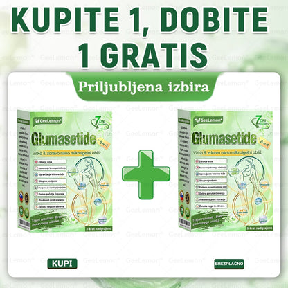 𝐆𝐞𝑒𝐿𝑒𝐦𝐨𝐧® 𝐆𝐥𝐮𝐦𝐚𝐬𝐞𝐭𝐢𝐝𝐞 8 v 1 Hujševalni in zdravju namenjen nano obliž z mikroiglicami 🇸🇮 (Samo enkrat na dan, vidne spremembe že v 7 dneh) ✅