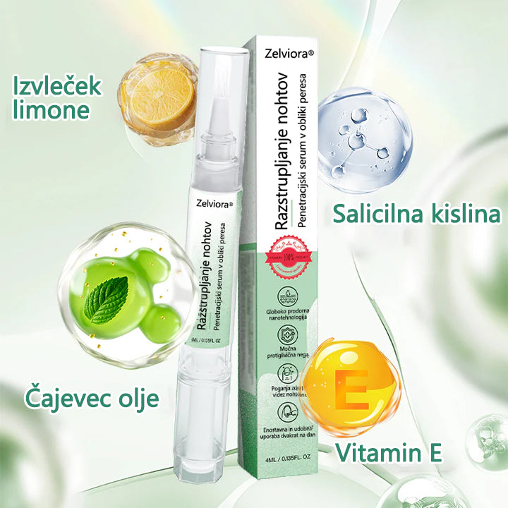 Zelviora® Serum Pen za globinsko nego in obnovo nohtov ✨ Napredna mikro-molekularna formula za obnovo nohtov 💧 Globinsko delovanje ✔️ Podpira zdravo rast nohtov ⏱️ Vidni rezultati v 7–21 dneh 🔥