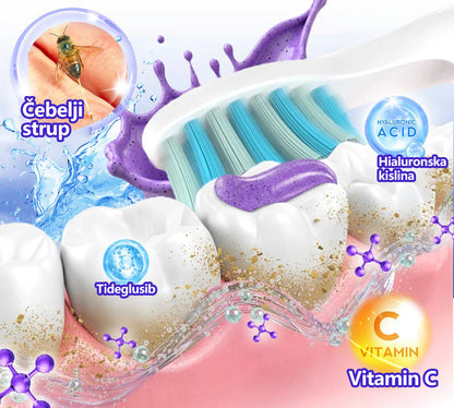 🌟 Twisma® VioCore Propolis zobna pasta 🦷 Olajšanje zobobola v 3 dneh · 7-dnevna obnova dlesni · Preprečevanje parodontalne bolezni · Popolna kombinacija čebeljega strupa in naravnih mineralov 🌟