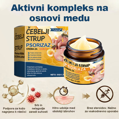 Twisma® Krema s čebeljim strupom za luskavico 🐝 Comfort-first nega kožne bariere za suho, luskasto in srbečo kožo — brez steroidov · nežna · primerna za vsakodnevno uporabo 💧 | Zadnji dan akcije – 80 % POPUST | 🏆 ✨