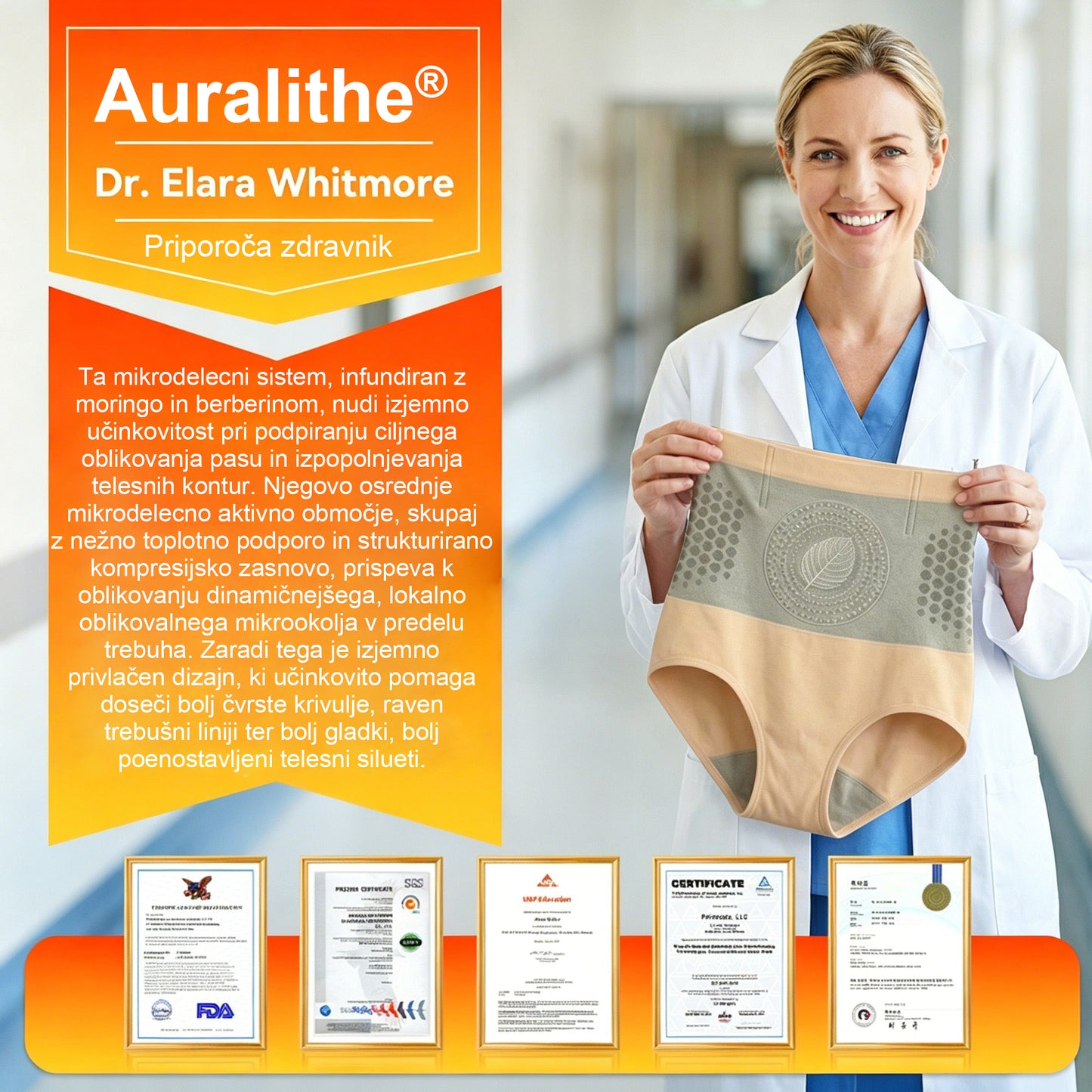 Auralithe® Termo oblikovalne hlače za kurjenje maščob | 4v1 oblikovanje telesa + kompresija | Zeolit & moringa + berberin tehnologija | 30-min dnevni učinek | ISO 9001 + GMP certifikat |  DO -70% POPUST 🔥