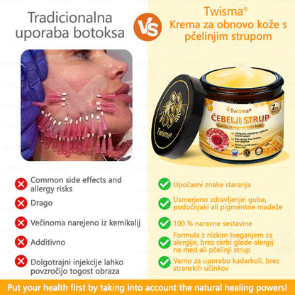 🐝🌷 Izdelano in poslano iz Slovenije – Twisma® Krema z naravnim čebeljim strupom za regeneracijo kože 🔥🔥 ZADNJI DAN – 80 % POPUST!