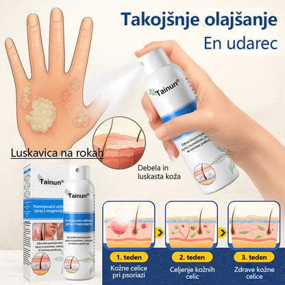 Tainun® Magnezijev zeliščni sprej ✅ CE certifikat – za zdravljenje luskavice (lajšanje luskavice in ekcemov, izboljšanje bakterijskih okužb genitalnega območja, zdravljenje aken in bradavic, lajšanje bolečin v sklepih in nevropatskih bolečin)✨