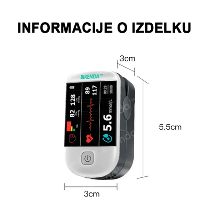 Bikenda™ Inteligentni večnamenski neinvazivni laserski merilnik glukoze v krvi  naslednje generacije [99,9 % natančnost]🚀
