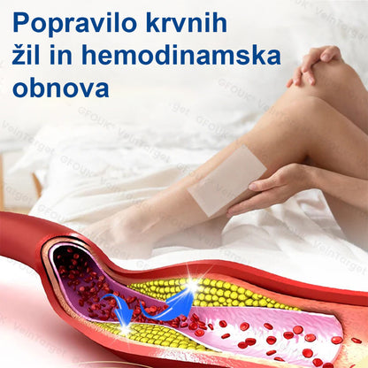 ✨ Twisma® VeinTarget: Napreden transdermalni sistem za zdravljenje kronične venske insuficience 🌿  Prvi EU-certificiran 🇪🇺 in GMP-certificiran ⚕️ alpski zeliščni mikroigelni obliž. Klinično dokazana 96-odstotna uspešnost 📊 Vidni rezultati v 7–14 dneh 🔥🔥