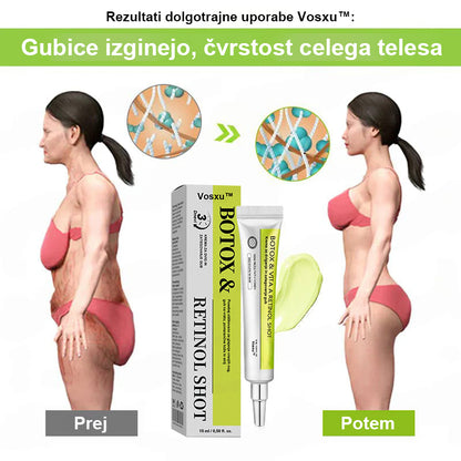Vosxu™ Botox & Vita-A Retinol Shot serum za lifting gub ✨ – 💉 Mikro-Iglice | 💪 Peptidi z Učinkom Botoksa | 🌿 Retinol | ⚡ Vidni Rezultati v 3 Dneh