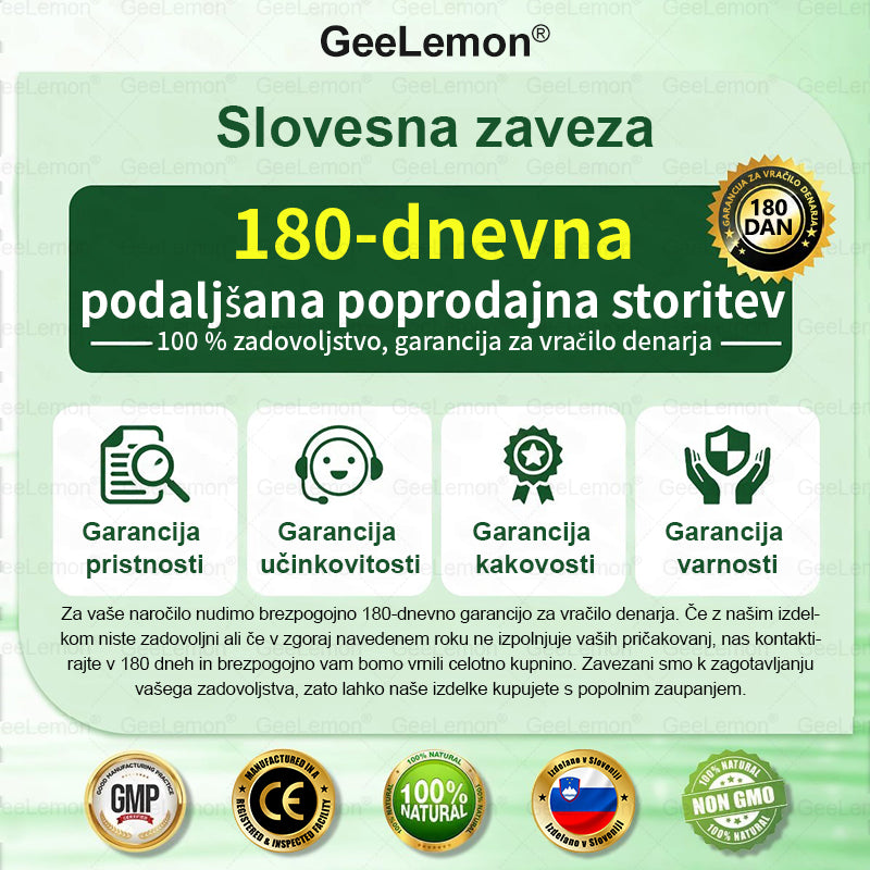𝐆𝐞𝑒𝐿𝑒𝐦𝐨𝐧® 𝐆𝐥𝐮𝐦𝐚𝐬𝐞𝐭𝐢𝐝𝐞 8 v 1 Hujševalni in zdravju namenjen nano obliž z mikroiglicami 🇸🇮 (Samo enkrat na dan, vidne spremembe že v 7 dneh) ✅