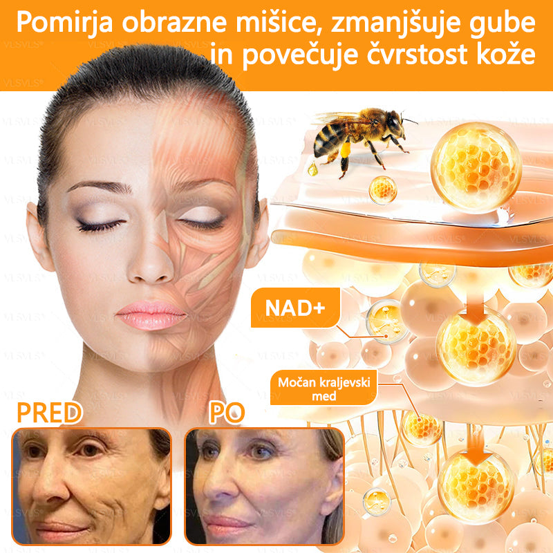 ✨ VLSVLS® Krema za obnovo kože s čebeljim strupom 🐝 Proti gubam & povešeni koži | 💆‍♀️ Učvrstitev telesa & regeneracija⚡ Vidni rezultati v 7 dneh | 💯 100% naravne sestavine |  ZADNJI DAN 80% CENEJE 🔥
