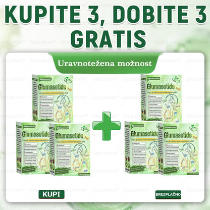 𝐆𝐞𝑒𝐿𝑒𝐦𝐨𝐧® 𝐆𝐥𝐮𝐦𝐚𝐬𝐞𝐭𝐢𝐝𝐞 8 v 1 Hujševalni in zdravju namenjen nano obliž z mikroiglicami 🇸🇮 (Samo enkrat na dan, vidne spremembe že v 7 dneh) ✅