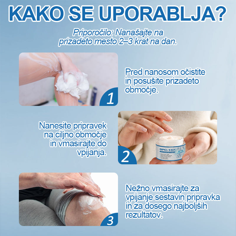 🏆 | Zadnji dan akcije – 80 % POPUST | Twisma® BPC-157 krema za regeneracijo sklepov 🦴 Pomaga pri artritisu, nevropatiji, revmatizmu, športnih poškodbah in drugih težavah 🦵