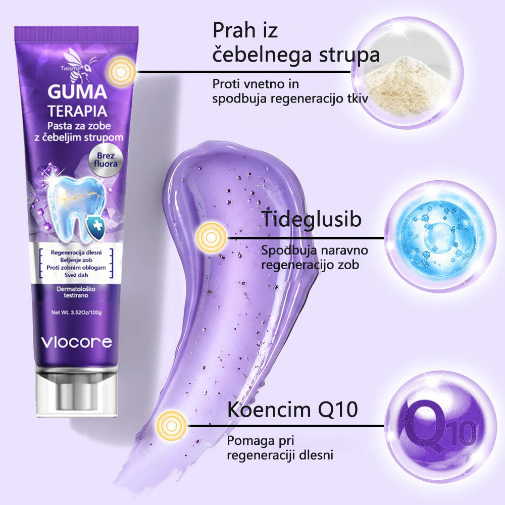 🌟 Twisma® VioCore Propolis zobna pasta 🦷 Olajšanje zobobola v 3 dneh · 7-dnevna obnova dlesni · Preprečevanje parodontalne bolezni · Popolna kombinacija čebeljega strupa in naravnih mineralov 🌟
