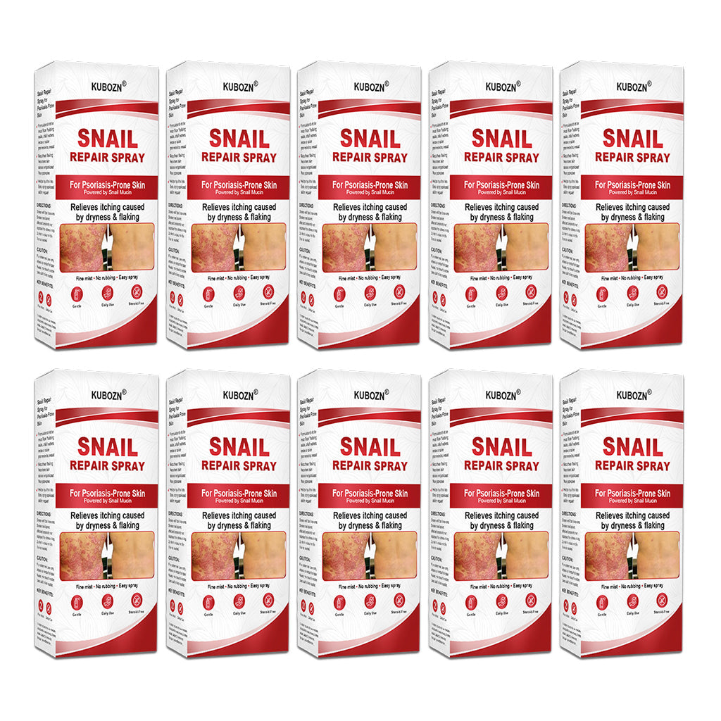 Tainun® Polžji Obnovitveni Sprej 🐌 – Omili srbenje, zmanjša luščenje in pomirja občutljivo kožo s psoriazo 🌿
