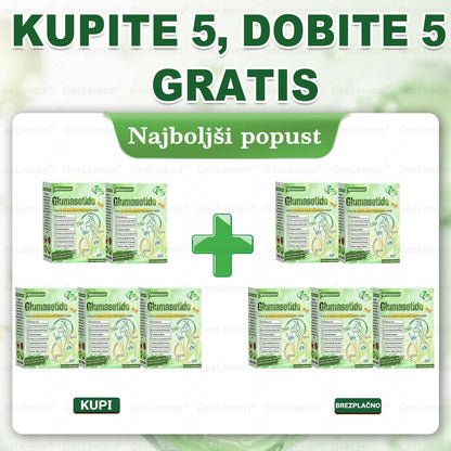 𝐆𝐞𝑒𝐿𝑒𝐦𝐨𝐧® 𝐆𝐥𝐮𝐦𝐚𝐬𝐞𝐭𝐢𝐝𝐞 8 v 1 Hujševalni in zdravju namenjen nano obliž z mikroiglicami 🇸🇮 (Samo enkrat na dan, vidne spremembe že v 7 dneh) ✅